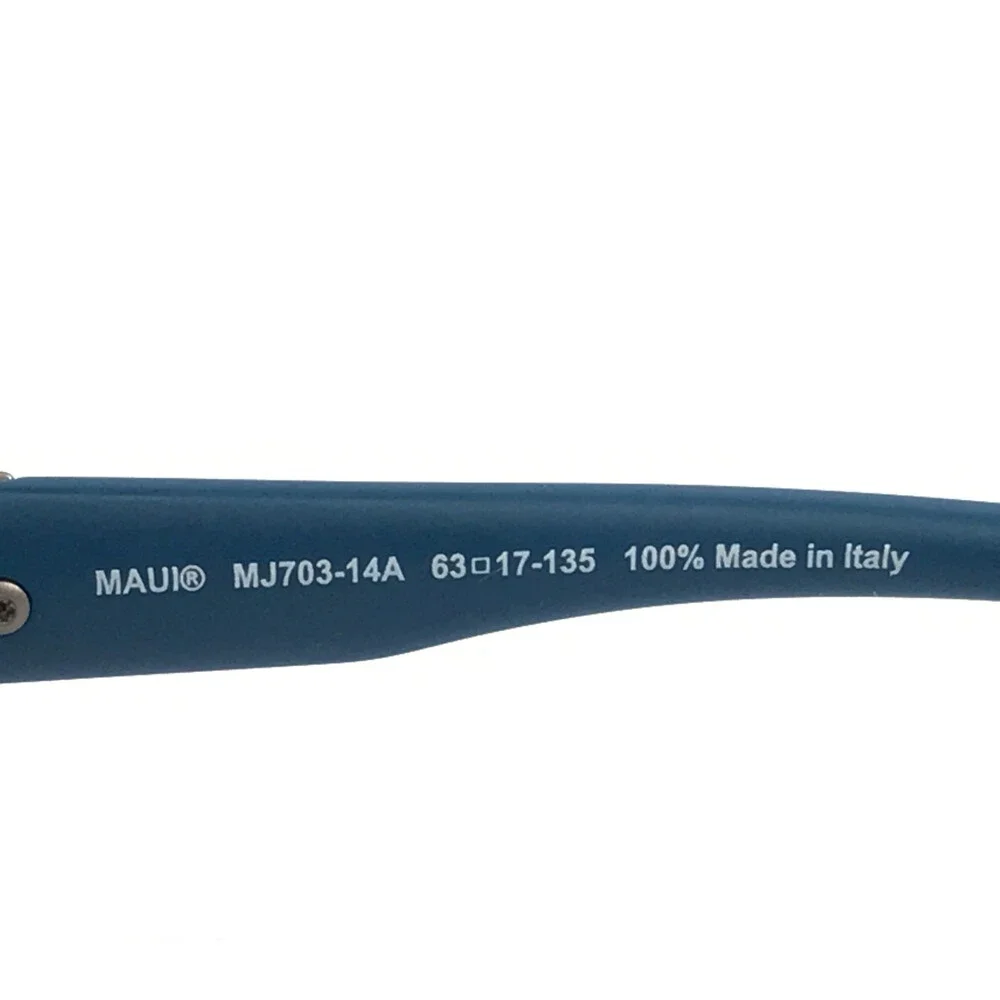 Maui Jim Sunglasses OHIA MJ703-14A Satin Grey/Blue Frames w/ Neutral Gray Lenses